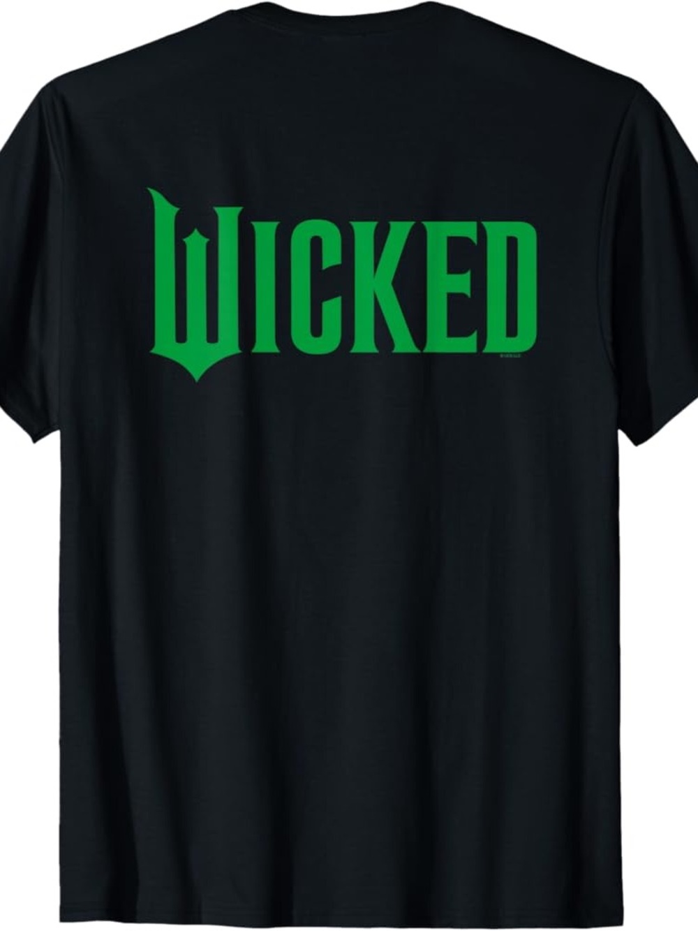Wicked Graphic Black Short-Sleeve Tee - Green Logo